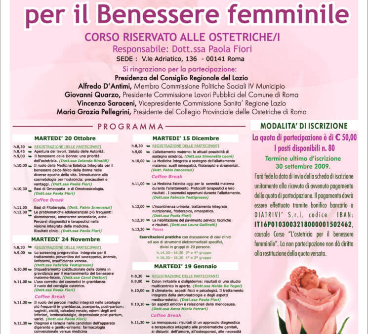 L’ostetricia per il benessere femminile