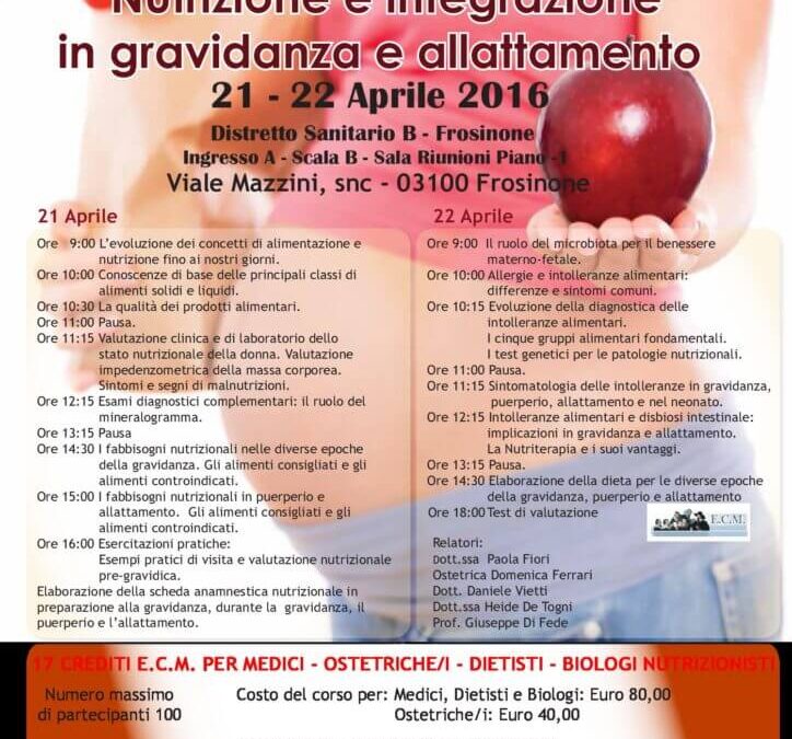 Nutrizione e Integrazione in Gravidanza e Allattamento